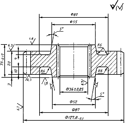 Чертеж поковки фланца - 82 фото